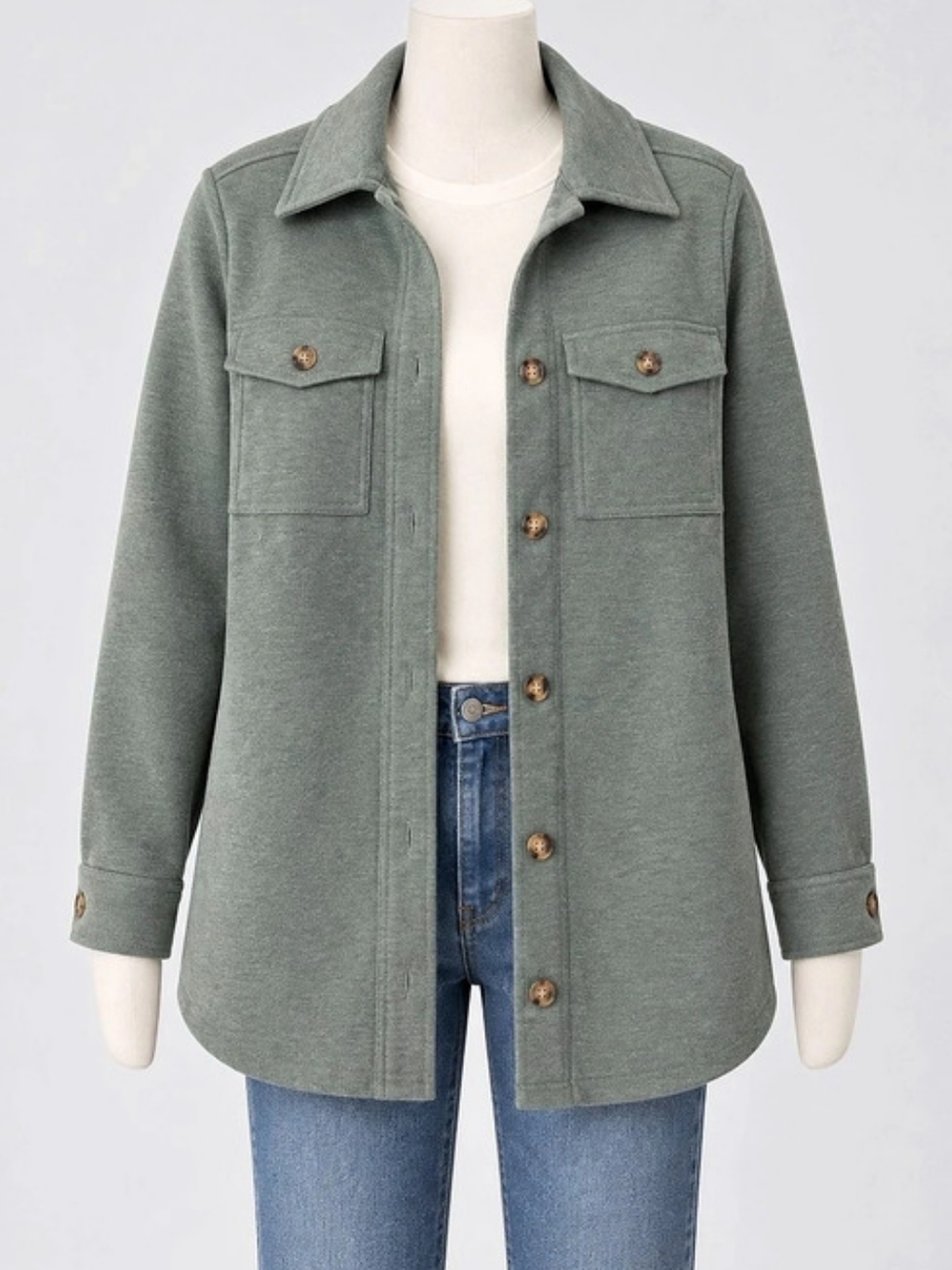 LOFT Women's Utility Jacket in Green
